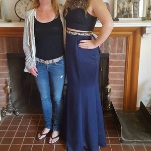 Blue prom dress for sale, it is gorgeous!